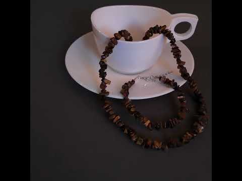 Миниатюра изображения товара Бусы Wolves Тигровый глаз 1023