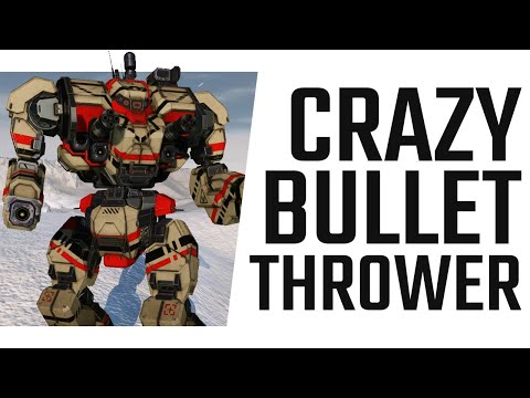 Crazy Bullet Thrower - Warhammer RAC5 Build - Mechwarrior Online The Daily Dose #848