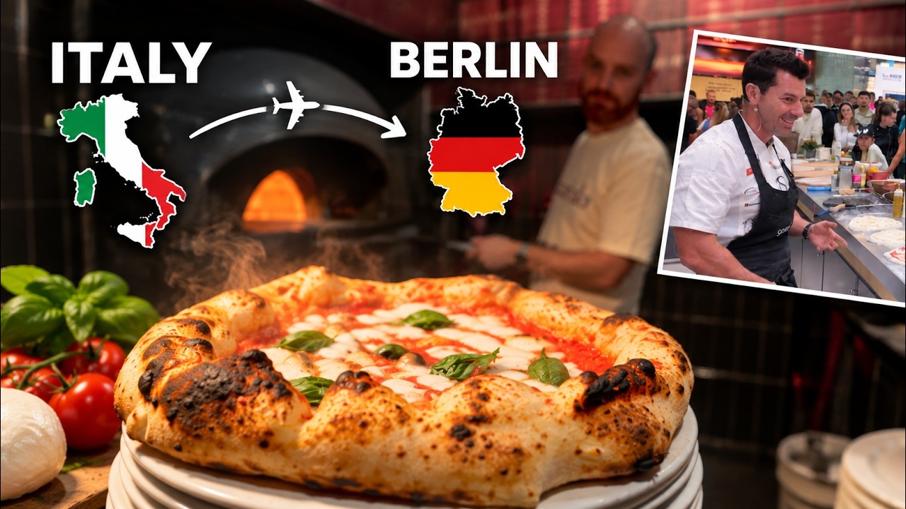 I Brought Italy to BERLIN to Make REAL Pizza / Full Dough Recipe For Home 100%