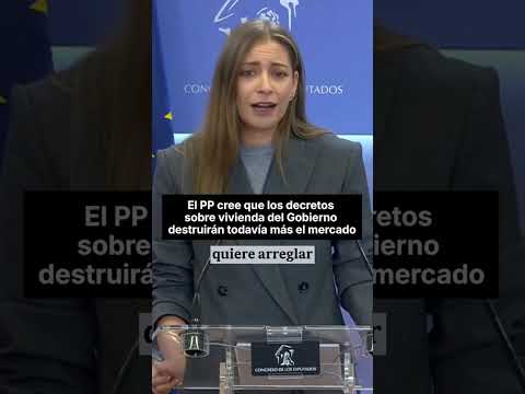🔥 El PP acusa a SÁNCHEZ de «cinismo» por el Real Decreto de VIVIENDA 🏛️💥