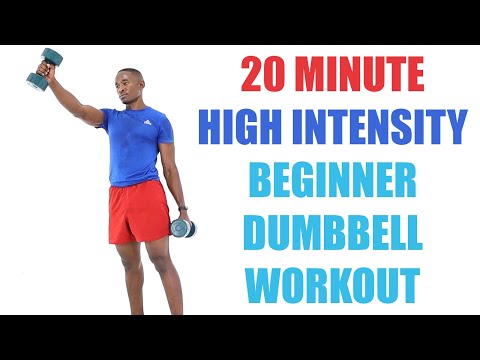 30 Minute Dumbbell Strength Training for Fat Loss Full Body Workout  250 Calories 