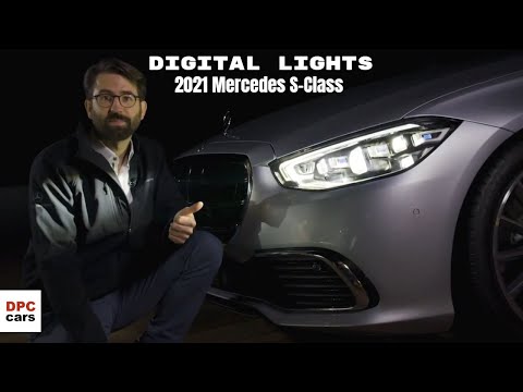 New 2021 Mercedes S Class Digital Lights
