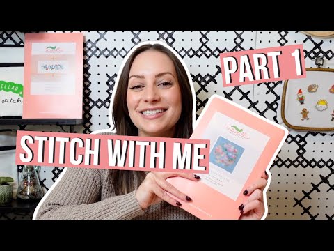 Stitch With Me - Enchanted Realms SAL Stitch-a-Long Part 1 | Caterpillar Cross Stitch