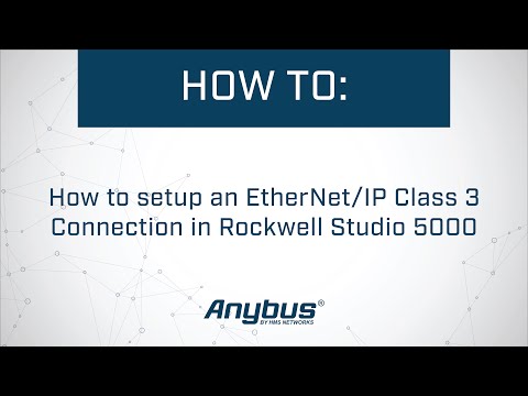  Как настроить соединение Ethernet/IP Class 3 с новым шлюзом Anybus Communicator