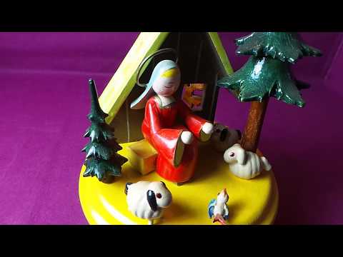 Steinbach uralte Spieluhr Nr.187 - seltenes Sammlerstück aus dem Erzgebirge