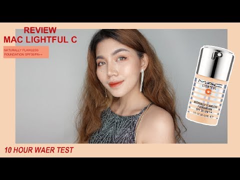 แกะรีวิวทดสอบรองพื้นตัวใหม่ Mac lightful c รองพื้นที่มีสกินแคร์ จะรอดหรือพัง♡ | LADY FRIDAY