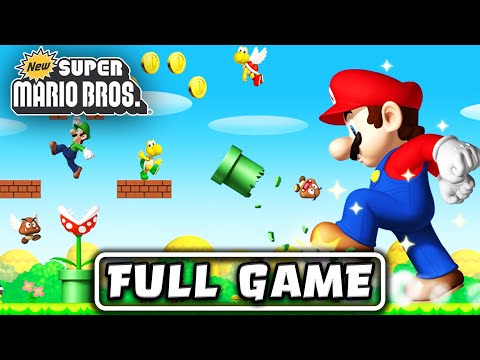 New Super Mario Bros. DS HD - FULL GAME - No Commentary (4K 60FPS)