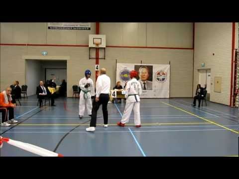 NK TIN 22 April 2012 te Sliedrecht Junioren B-Klasse -57Kg 1/3