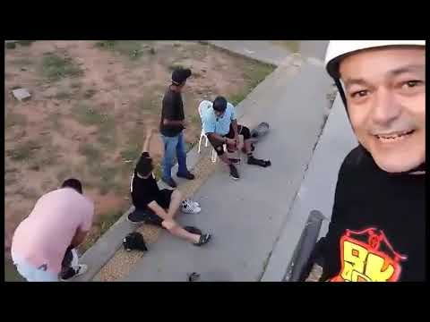 Andando de skate na Lacerda