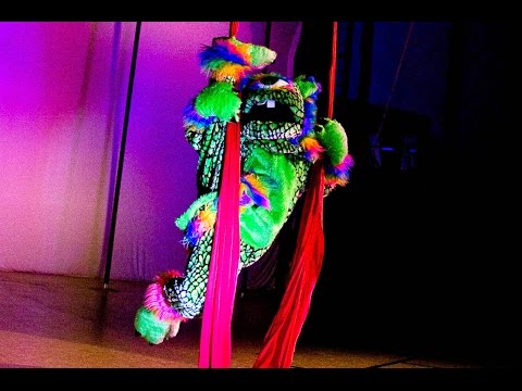 'DANGLE' by Dangle - Monster on aerial tissu / silks