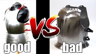 Good Armour VS Bad Armour - How To Tell Them Apart: Medieval, Roman.