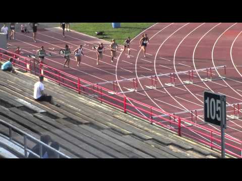 Provincial FQA 2013 100m haies juvénile F Finale