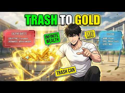 Expelled for the weakest class, my secret power turns trash to gold.#anime #manhwa