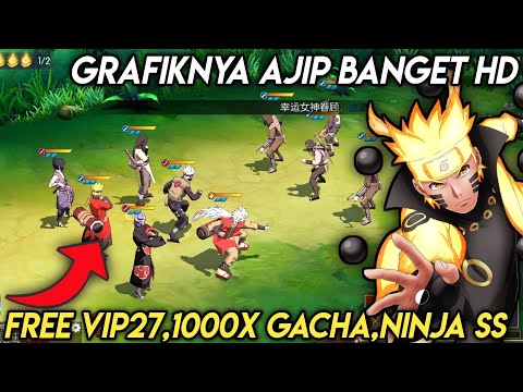 KEREN GAME NXB VERSI TURN BASED GRAFIK AJIP FREE VIP27 &1000X GACHA - NARUTO PRIVATE SERVER