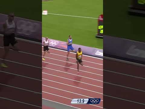😅Easiest 20 Second 200m You Will Ever See! - 2012 Olympic Games
