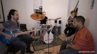Video thumbnail for Band Practice with Aerodrums by Aerodrums