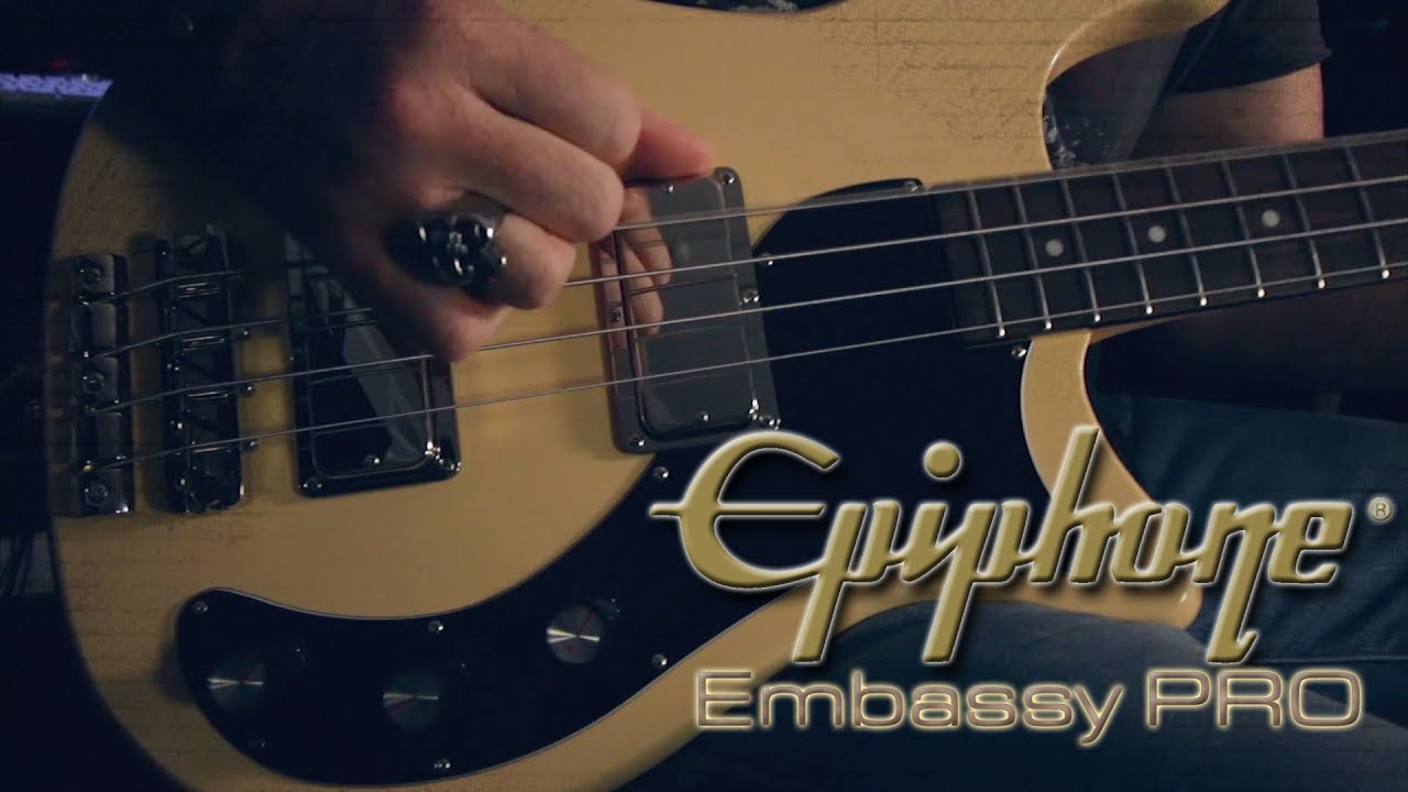 The Epiphone Embassy PRO Bass Review by Chris Catero - YouTube