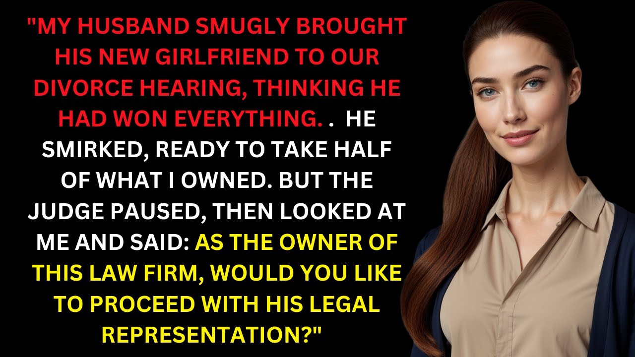 Husband Brought His New Girlfriend to Our Divorce Hearing—Then Discovered I Own His Law Firm