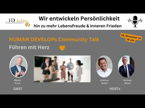 HD Community Talk 28.11.2024 - Führen mit Herz