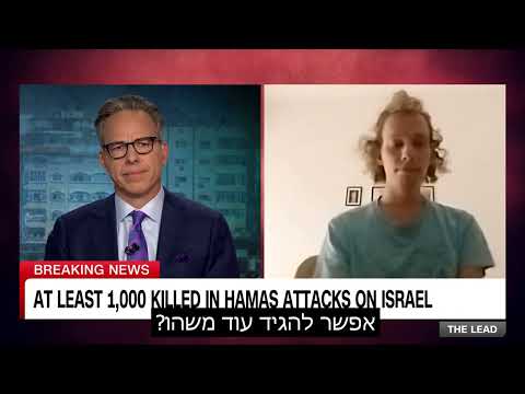 Noy Katsman on CNN: "My call to my government, stop killing innocent people."
