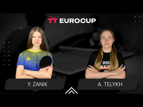 15:55 Yulianna Zanik - Anastasiia Telykh 13.07.2024 TT Euro.Cup Women Ukraine Star. TABLE 3