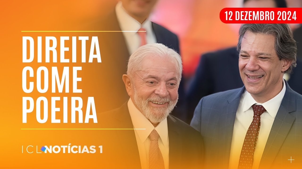 ICL NOTÍCIAS - 12/12/24 - PESQUISA MOSTRA QUE LULA E HADDAD LIDERAM CORRIDA ELEITORAL PARA 2026