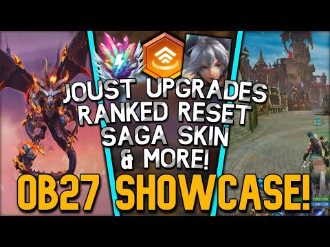 OB27 SHOWCASE - Joust Upgrades, New Event & CRAZY Saga Skin, Ranked Reset & More!