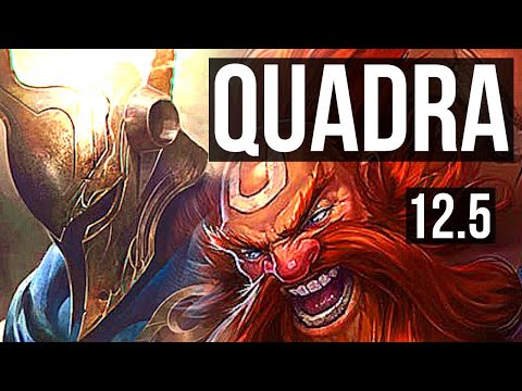 PANTHEON vs GRAGAS (TOP) | Rank 5 Panth, Quadra, 2.5M mastery, 900+ games | EUW Challenger | 12.5