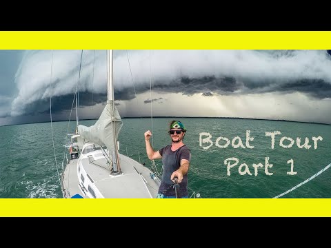 BOAT TOUR, 37ft custom-built offshore race boat. (Learning By Doing Ep 101)
