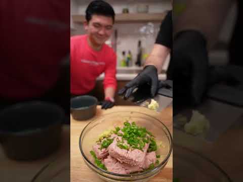 Pork Gyoza Dumplings @albert_cancook