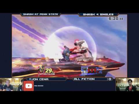 S@PS 32 Wii U Singles - JON CENA (Falcon) vs All Fiction (R.O.B.) - Winner's Bracket