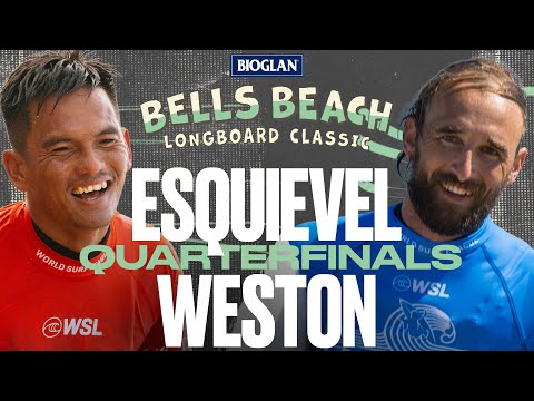 Rogelio Jr Esquievel vs. Max Weston | Bioglan Bells Beach Longboard Classic - Quarterfinals