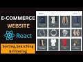 Ecommerce Website Using React JS In Hindi Build Ecommerce Website With React JS