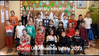 A 4.b osztály ünnepköszöntője 2022.