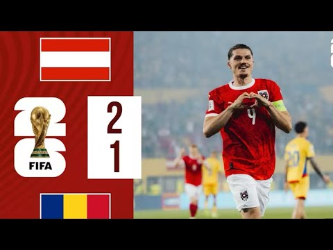Austria vs Romania 2-1 extended highlights and goals (European Qualifiers) #highlights