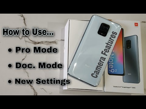 Redmi Note 9 pro Camera Tricks || How to Use Pro Mode of Camera || Scan Documents || Camera Settings
