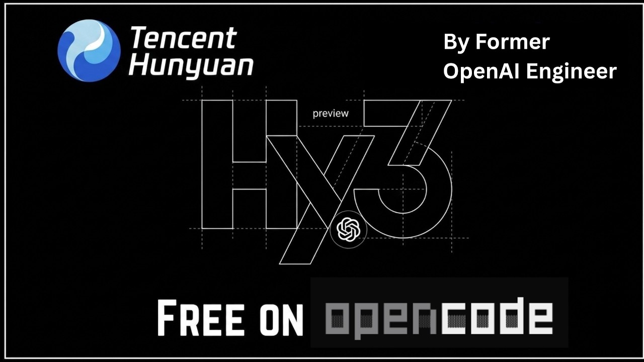 I Tested Tencent's New FREE AI in OpenCode — The Results Are Insane