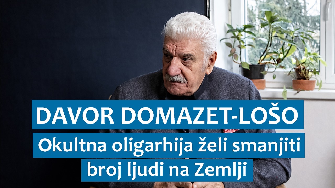 Admiral Davor Domazet-Lošo: Okultna oligarhija želi smanjiti broj ljudi na Zemlji
