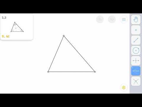 Euclidea Liv 2.2  2L-6E  solution 2