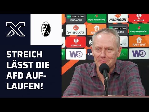 "Historische Dummheit!" AfD schießt gegen Streich! Der kontert ganz lässig | SC Freiburg