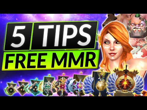 Top 5 Tips to GAIN FREE MMR RIGHT NOW - This is JUST BROKEN - Dota 2 Guide