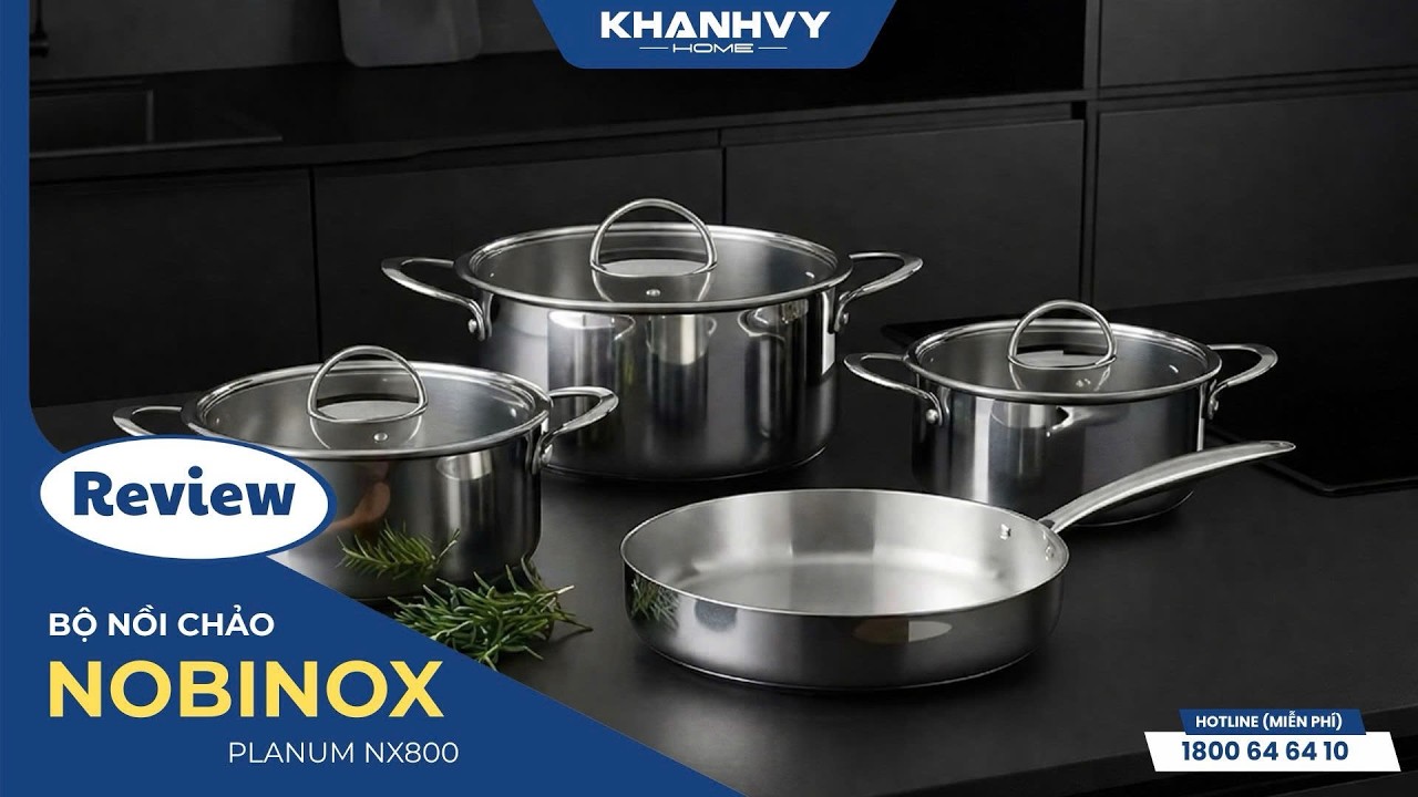Bộ nồi chảo Nobinox PLANUM NX800