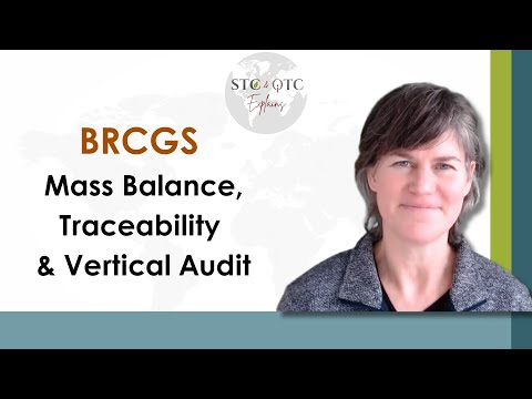 BRC Global Standards Terms✨ Mass Balance, Traceability & Vertical Audit
