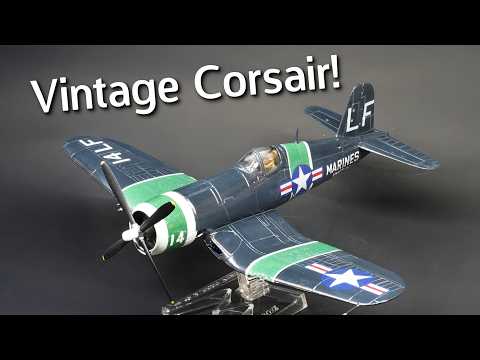 Building A 1970's Vintage Kit! Matchbox F4U-4 Corsair Plastic Model Kit - Build & Review