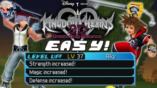 How to Level Up Easily in Kingdom Hearts 3D: Dream Drop Distance