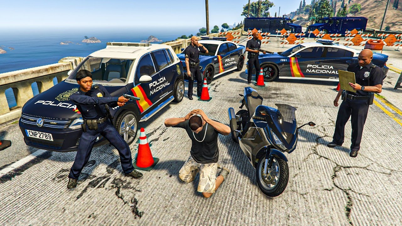 CONTROL POLICIAL EN LOS SANTOS! - GTA 5 ONLINE