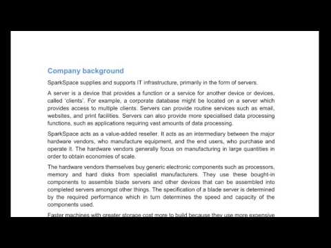 Cima strategic case study pre seen august 2021 picture