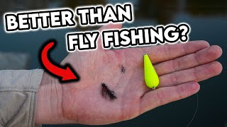 Bad at Fly fishing? How To Use Nymphs With a Spinning Rod! (Bubble Float Technique)
