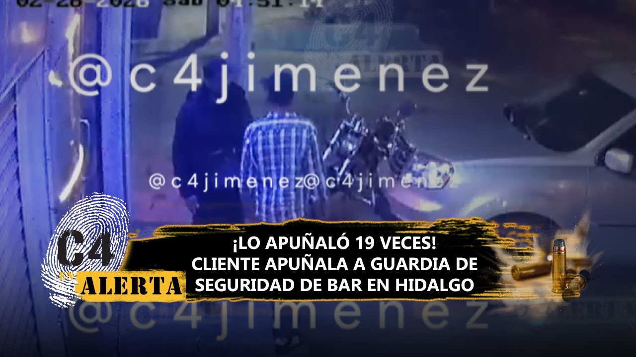 Revelan VIDEO del ataque contra Roberto, guardia de seguridad, en bar de Hidalgo