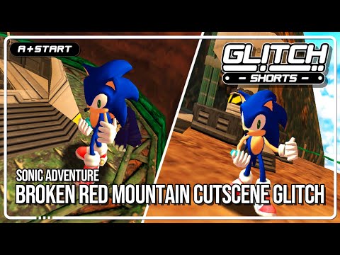Doing This Weird Thing Breaks Red Mountains End Cutscene - Glitch Shorts (Sonic Adventure Glitch)